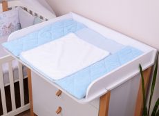 Пеленальный матрас Baby Veres 72×80 см Velour Medium blue